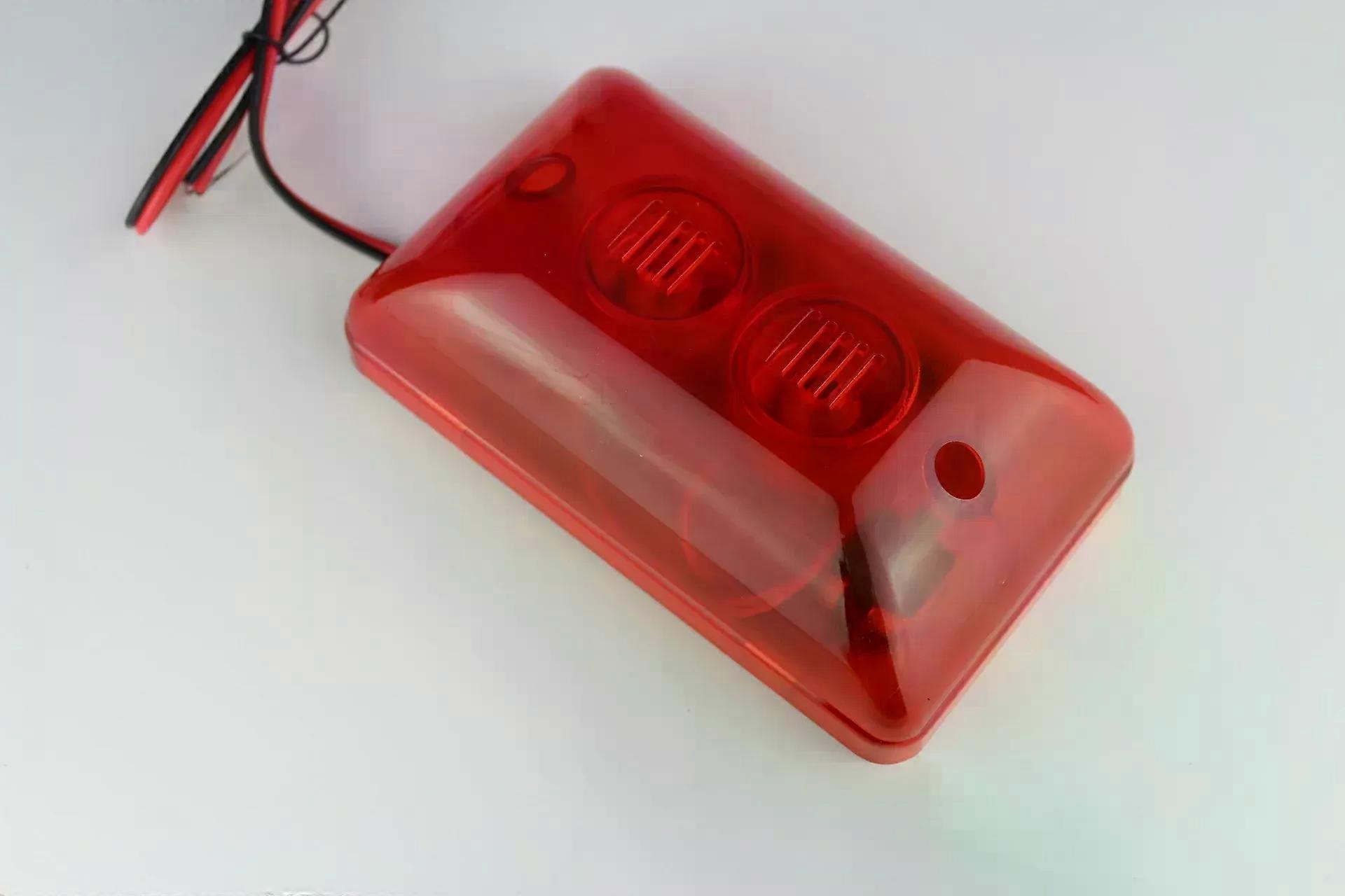 DC12V red strobe siren