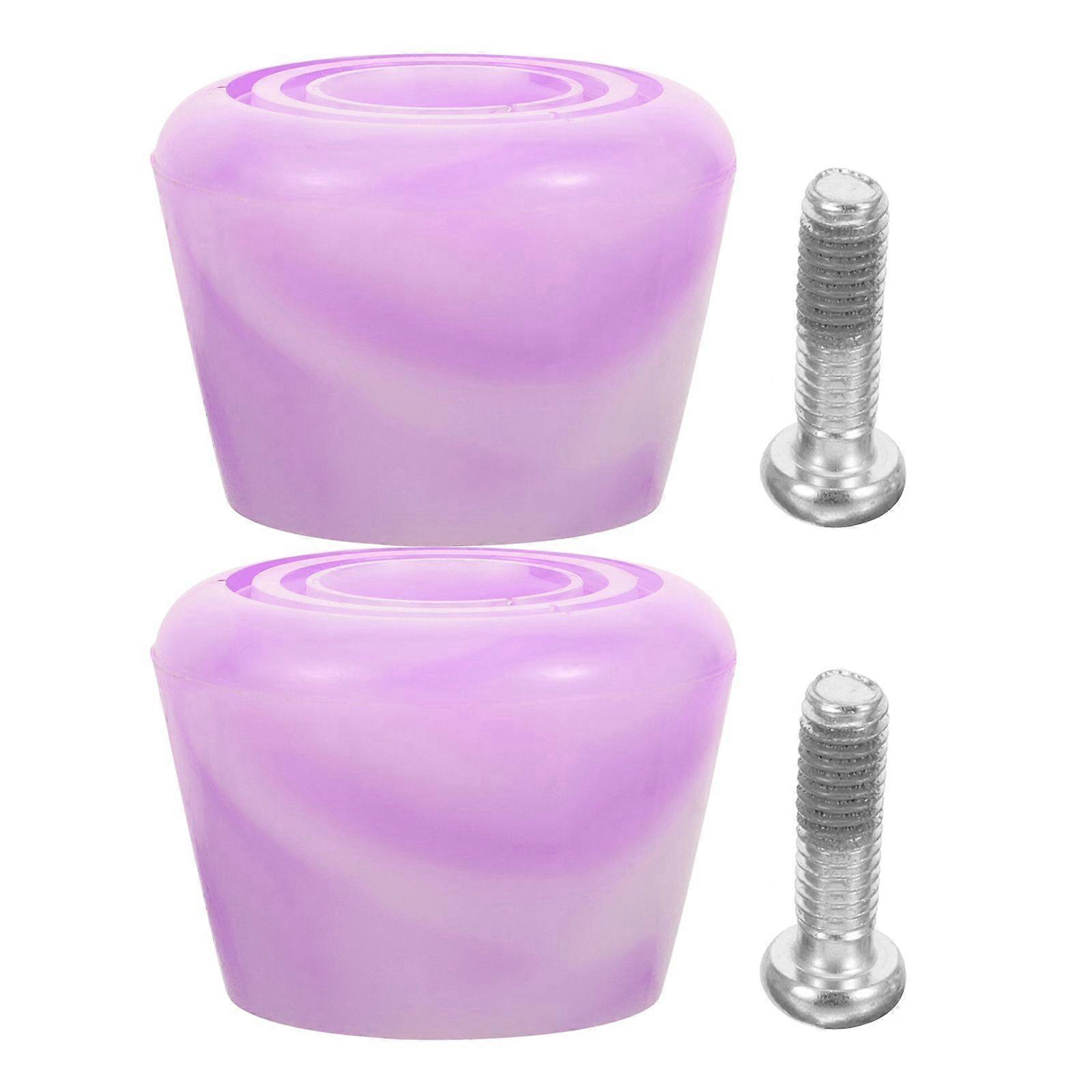 1 Set  Replaceable Skates Toe Stops Roller Skate Toe Stops Professional Roller Skate Brakes Replacements