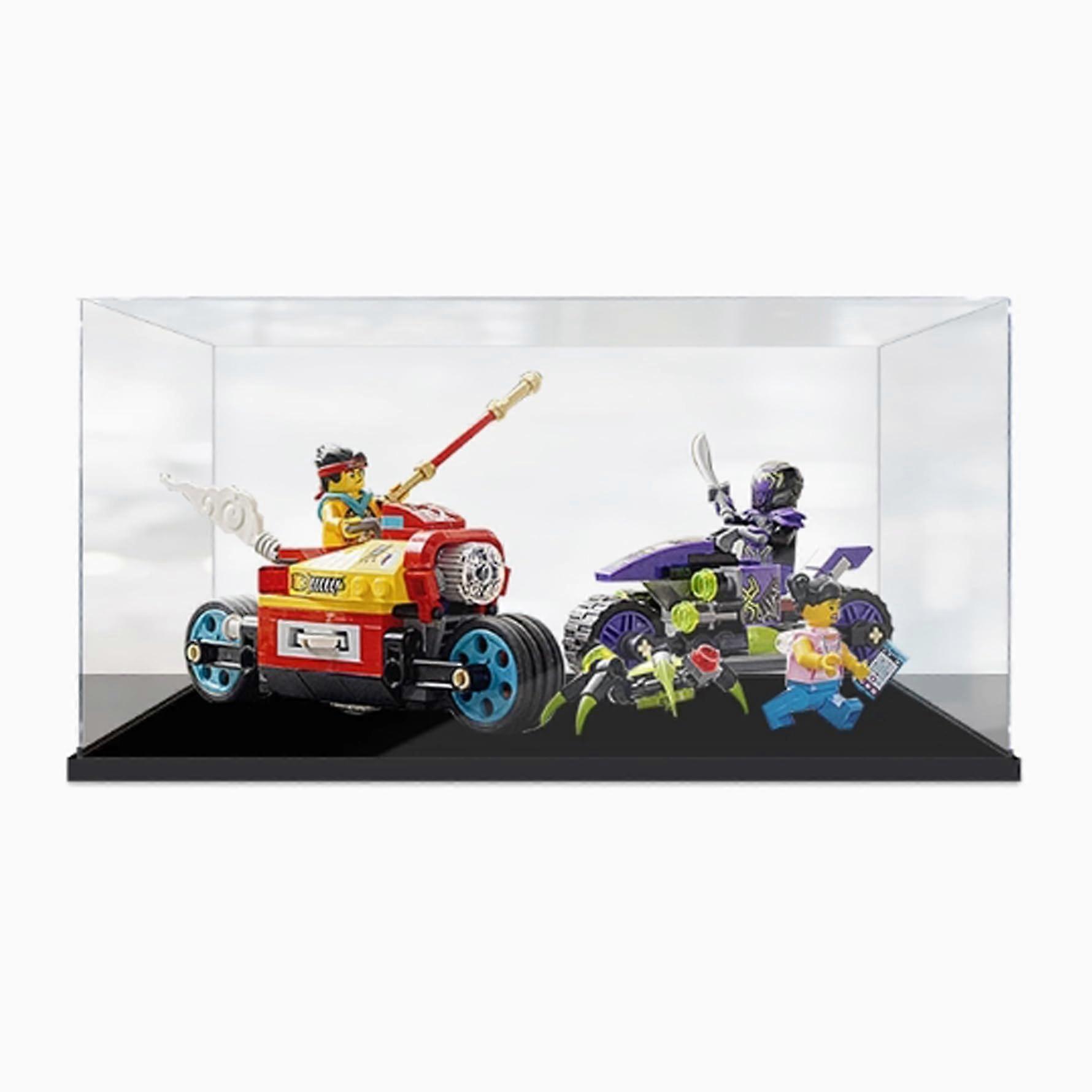 Display Case Acrylic Dustproof Waterproof for  80018 Motorcycle Model Clear Protective Box