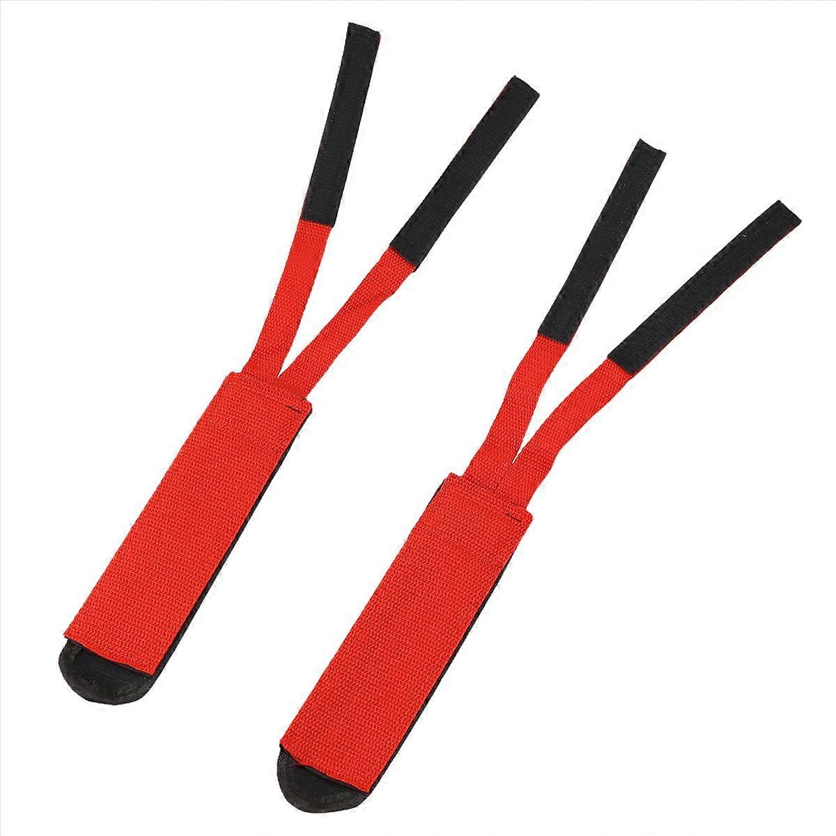 1 par pedalstropper, fotpedalstropper, barnepedalstropper (røde)