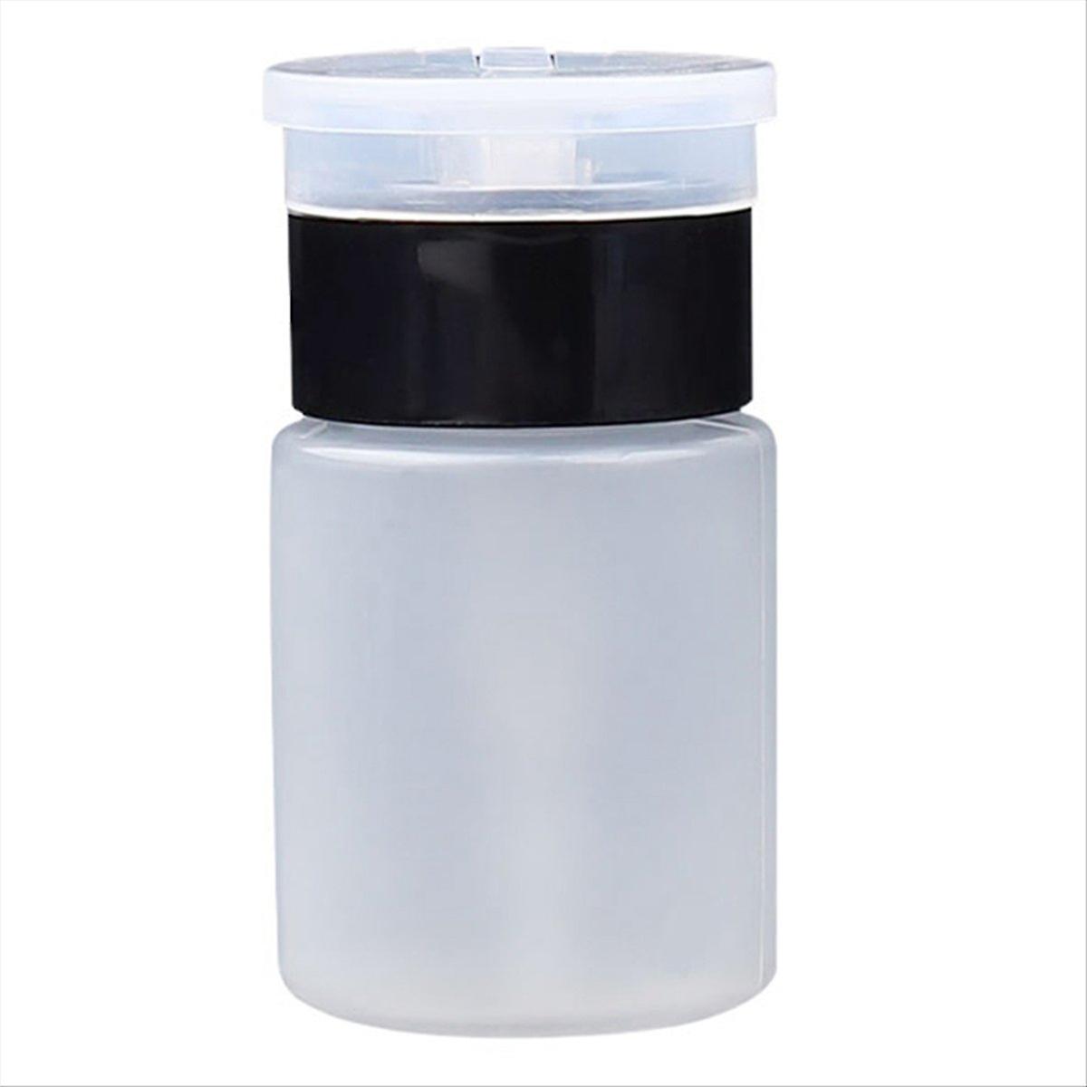 60ml Empty Alcohol Bottles Refillable Pump Bottle 3pcs