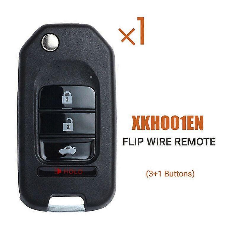  XKHO01EN Universal Wire Remote Key Fob Flip 3+1 Button
