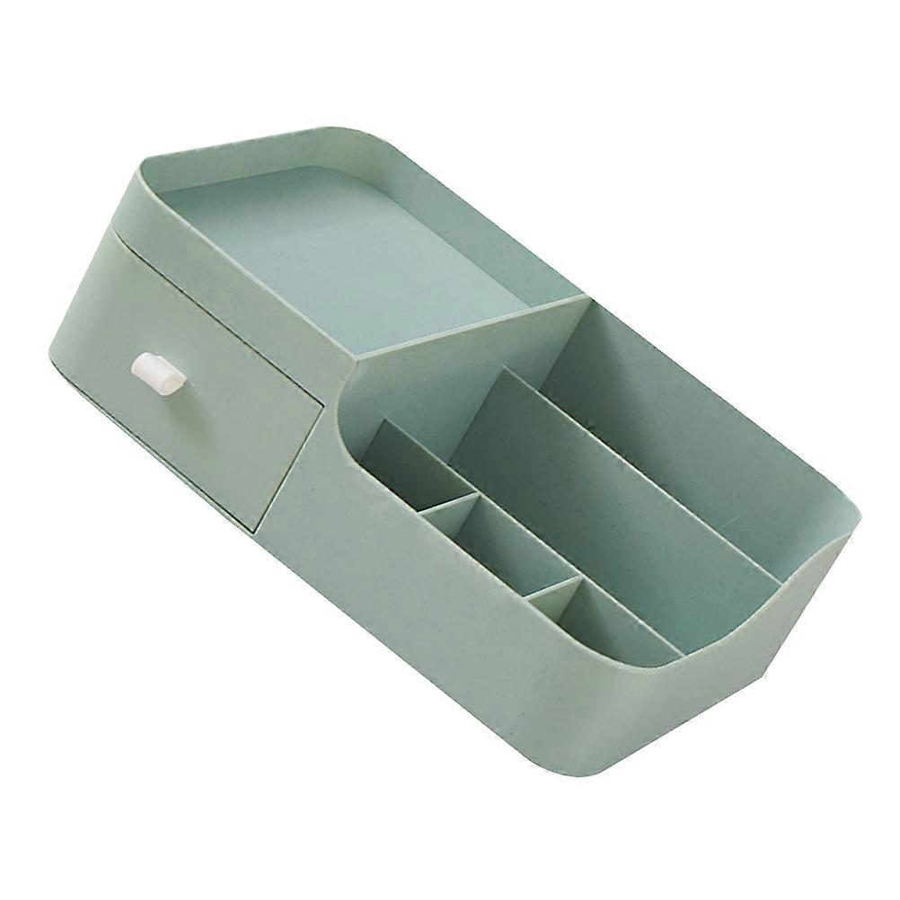 Cosmetics Organizer Tabletop Makeup Storage Box with Drawer 4Pcs for Storage