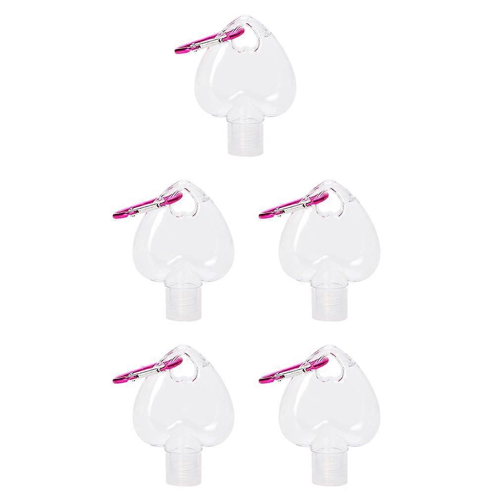 Refillable Bottles Love for Storage Use 5Pcs 50ml Plastic Bottles