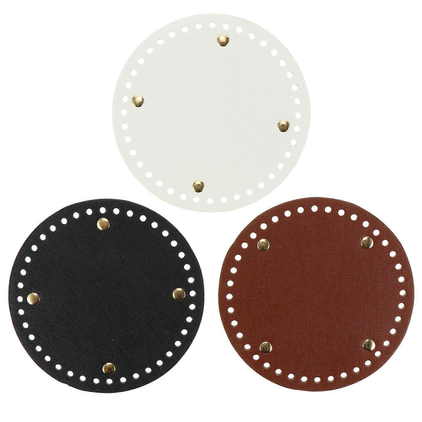 Boxing Accessories Durable PU Bag Bottom Base for DIY Bag 3Pcs