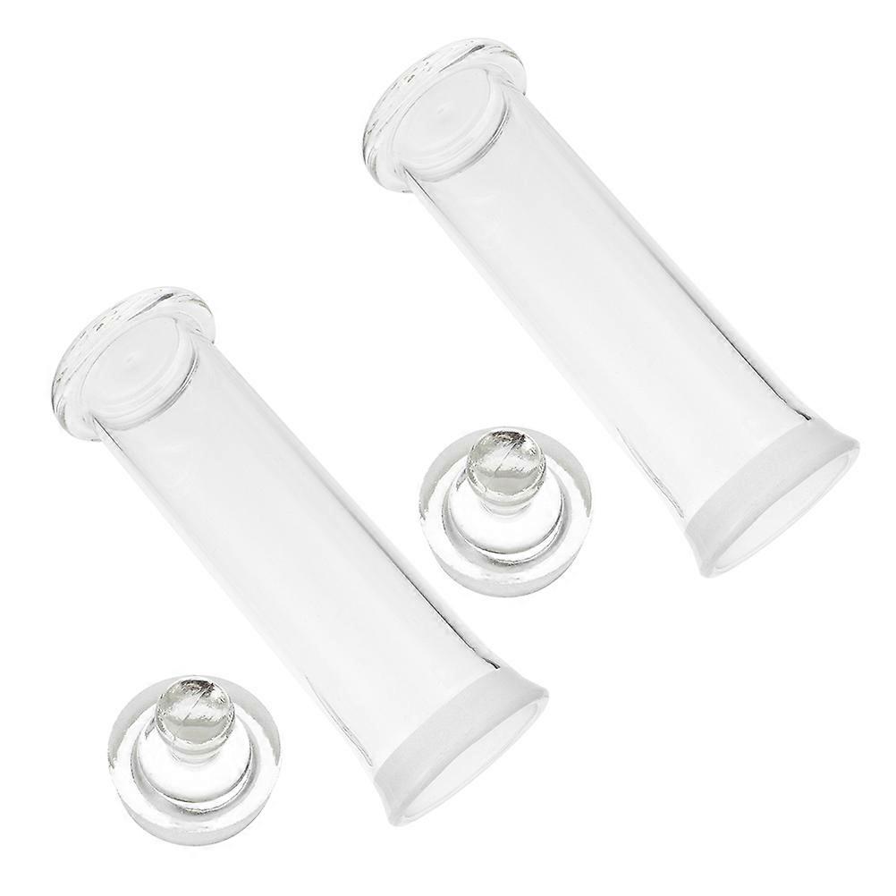 Laboratory Sealing Bottle for Sample Storage with 2Pcs Clear Glass Bottles