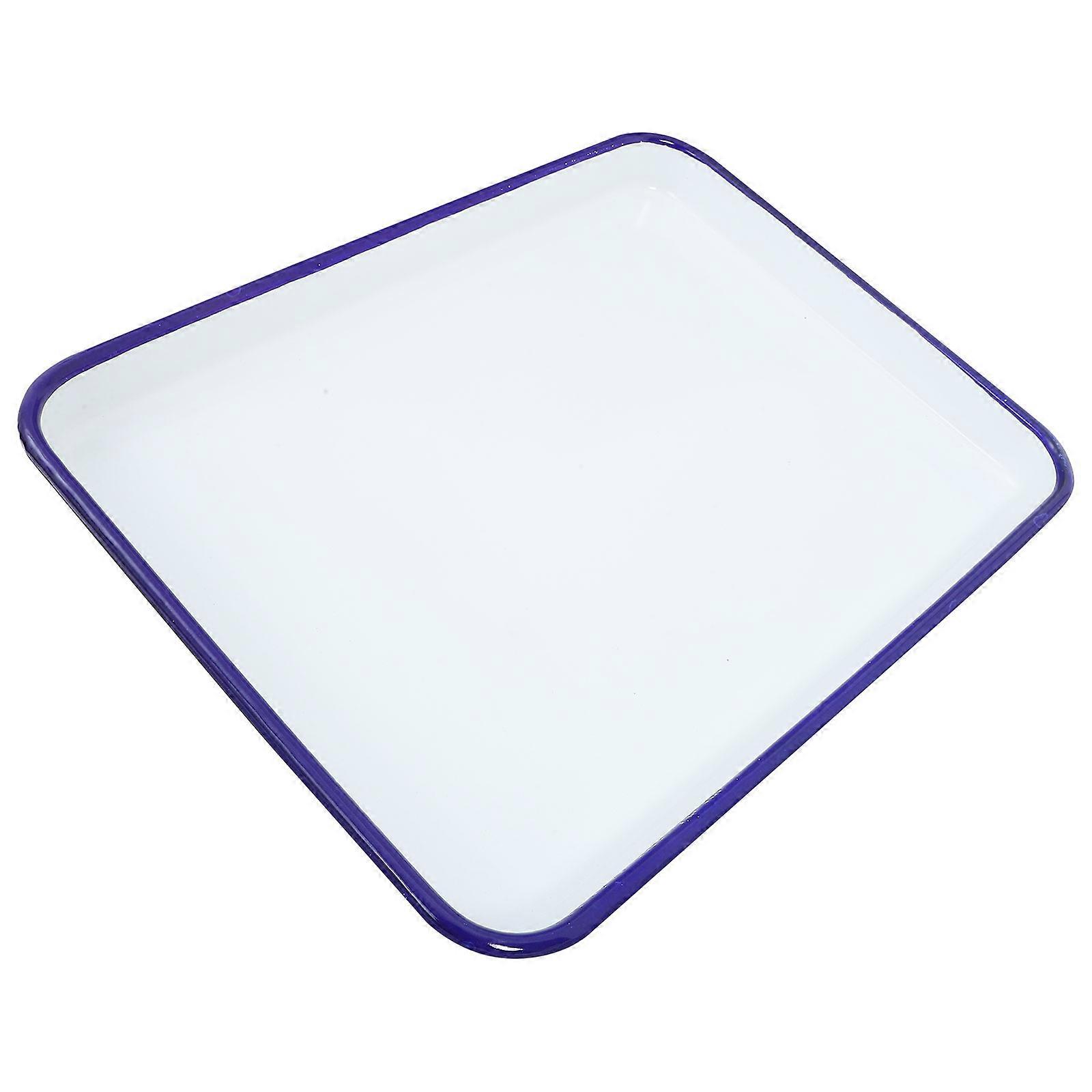 Bread Tray Enamel Serving Tray for Kitchen Use 3Pcs Set