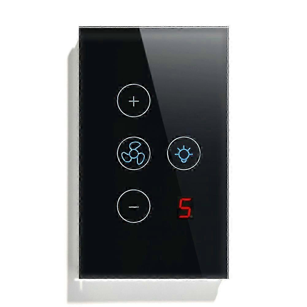 Tuya Zigbee Smart Fan Light Switch US Network Connection APP Control Alexa/Google Assistant Voice Control