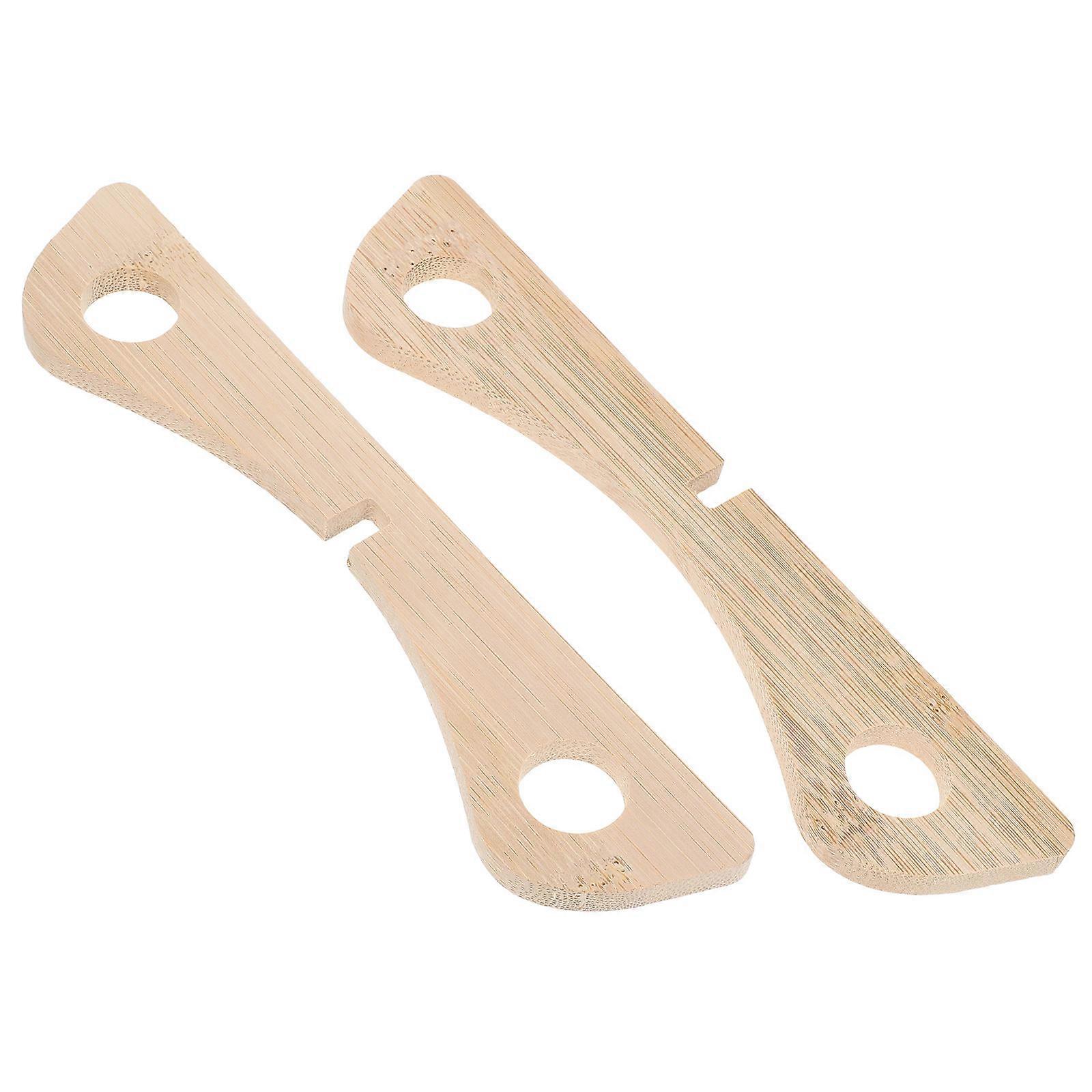 Bamboo Pot Rack Kitchen Holder Heat Insulation Pad Multifunction