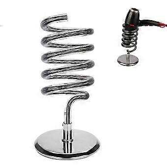 Supporto per asciugacapelli da banco, supporto per asciugacapelli in acrilico con base in acciaio inox, Spiral B