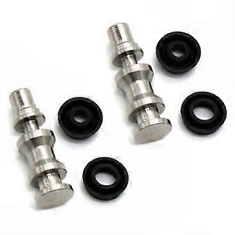 Reparatieset met lichtmetalen zuiger voor schijfremhendels van mountainbikes, compatibel met diverse modellen.