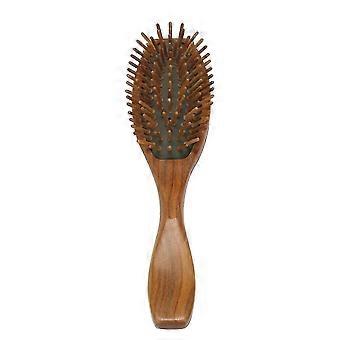 Sandelhout haarborstel houten natuurlijke handgemaakte ontwarring massage haar kam met geschenkdoos