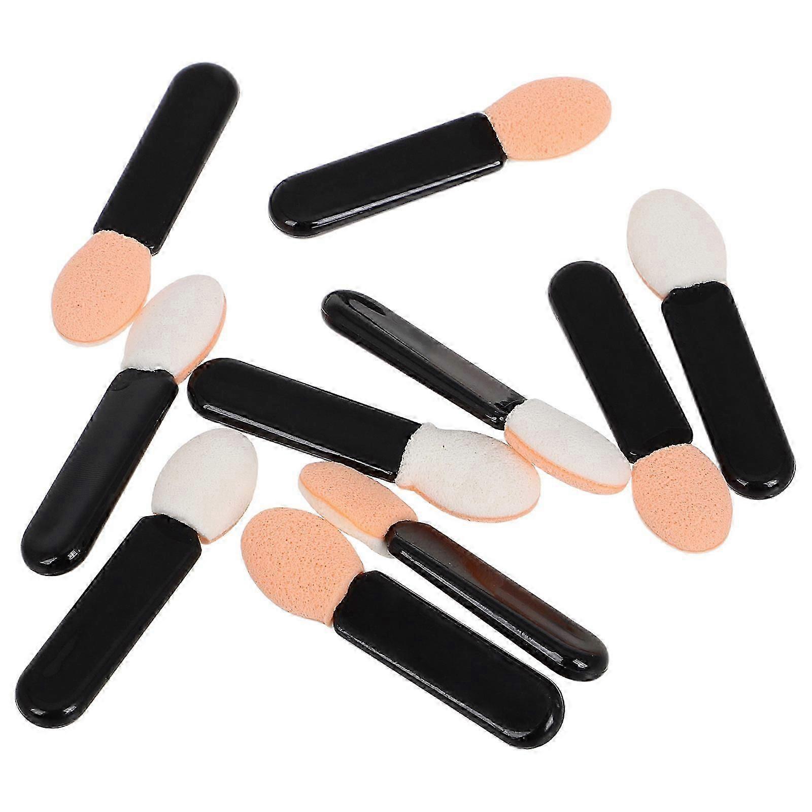 Makeup Eyeshadow Brush for Application 10Pcs Black Mini Set