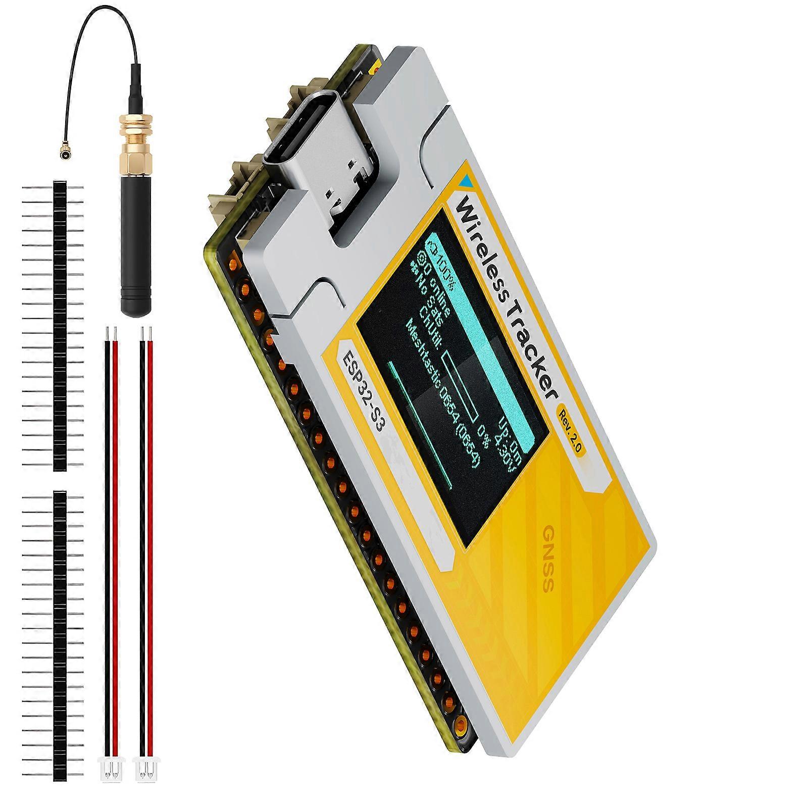 Wireless Tracking Circuit Board Location Device Featuring Sunlight Readable Display And Immediate LCD Screen Multicolor