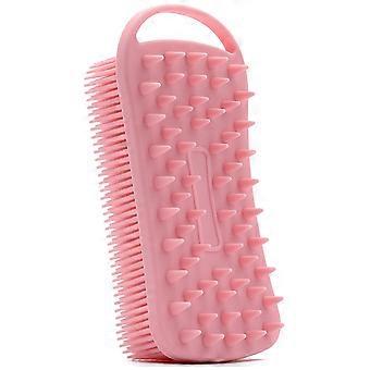 Scrubber per il corpo in silicone, Scrubber per doccia 2 in 1 per il corpo, Luffa in silicone morbido per pelli sensibili, Spazzola per shampoo massaggiatore per cuoio capelluto, Scrub per il corpo a doppia faccia