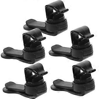 5-delige set magnetische drinkslangclips, veilige bevestiging van de slang voor fietsrugzakken en buitenactiviteiten, waterslanghouder, antislip grip