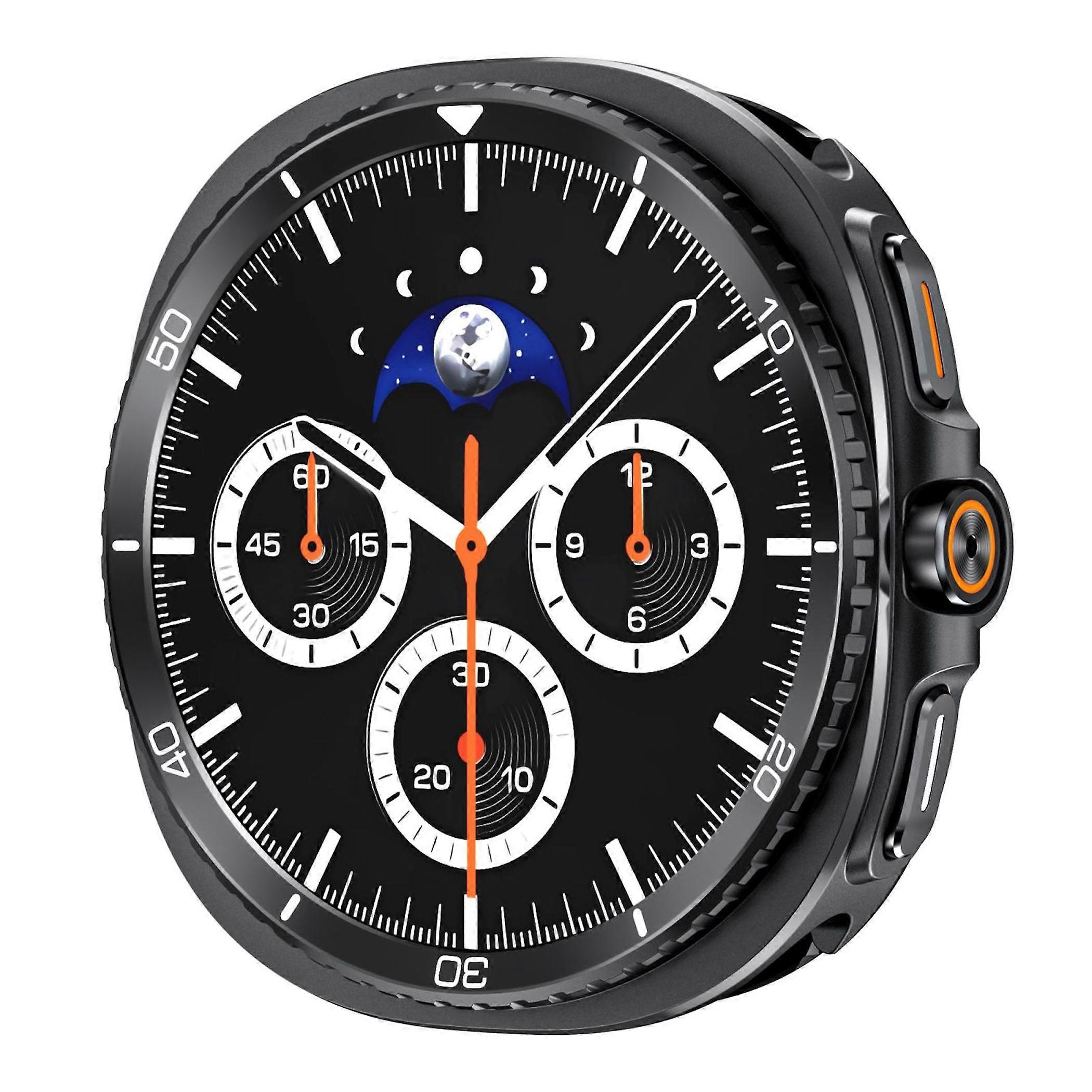 Metal protective case for Samsung Galaxy Watch 8 40mm Watch Classic Design Black