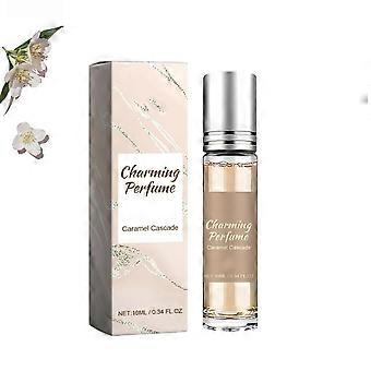 Fragrância roll-on de longa duração para viagens com aplicador de precisão.