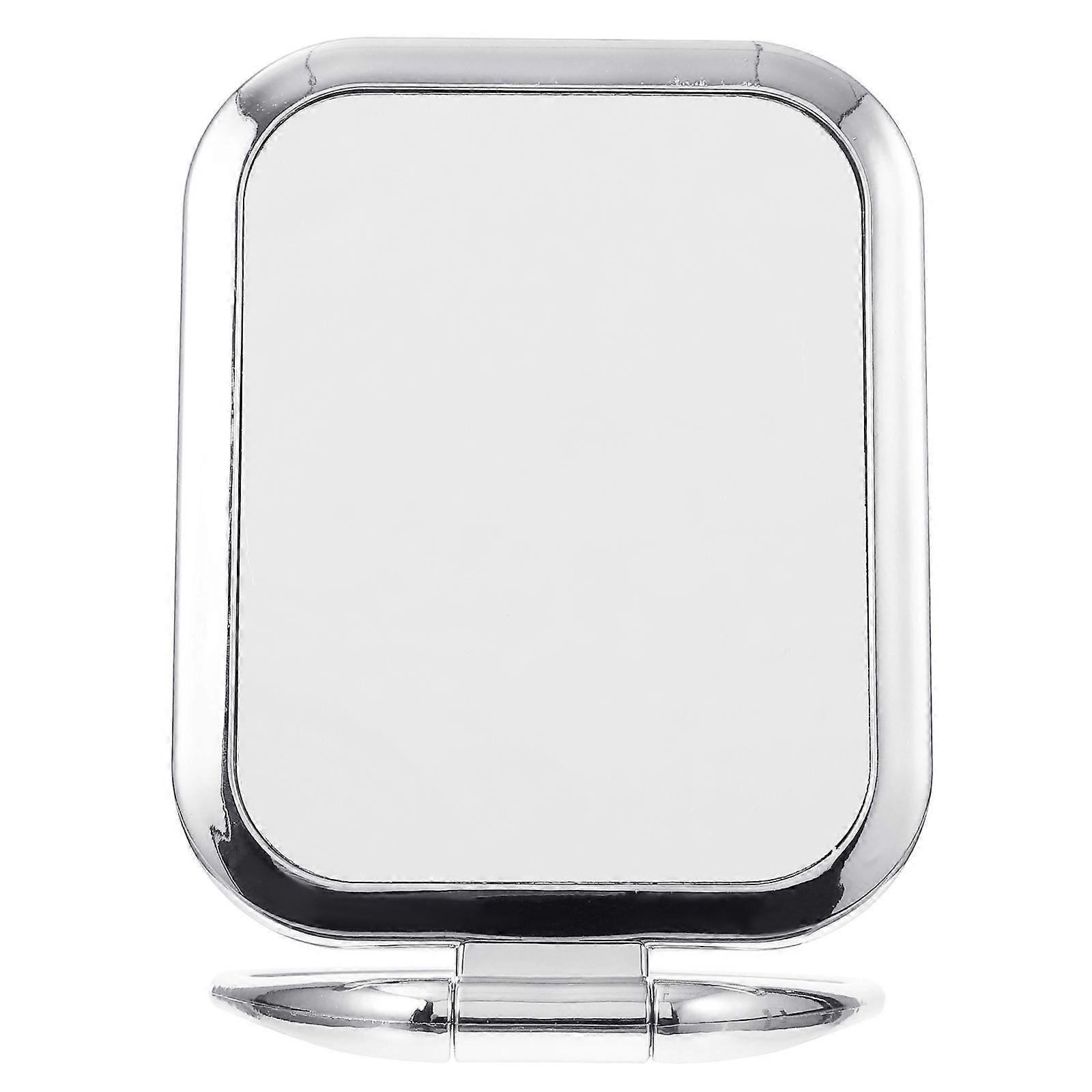 Double Sided Makeup Mirror Tabletop Magnifying Mirror Folding 2Pcs Set