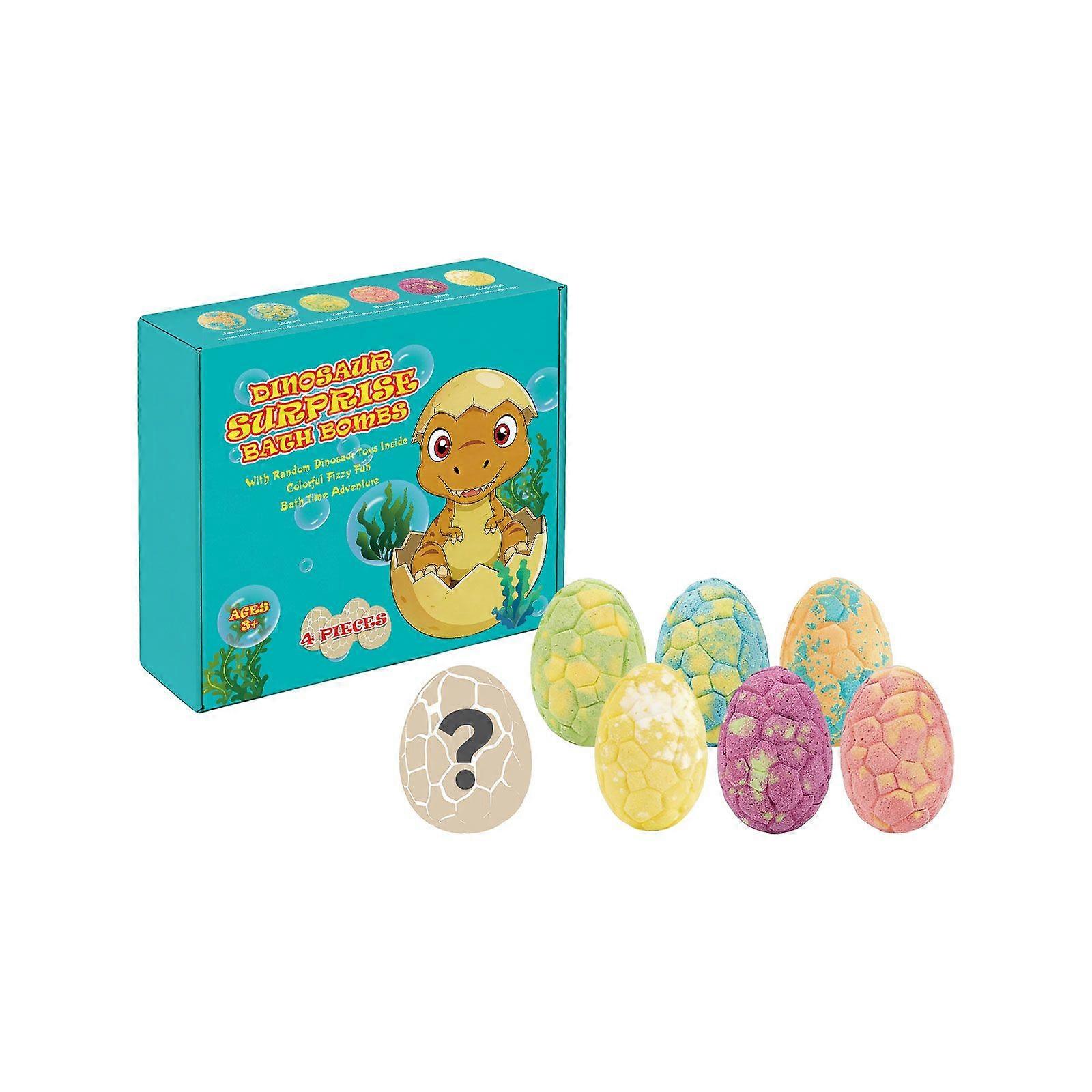 AMZ 4-PACK DINOSAUR SURPRISE BATH BOMBS