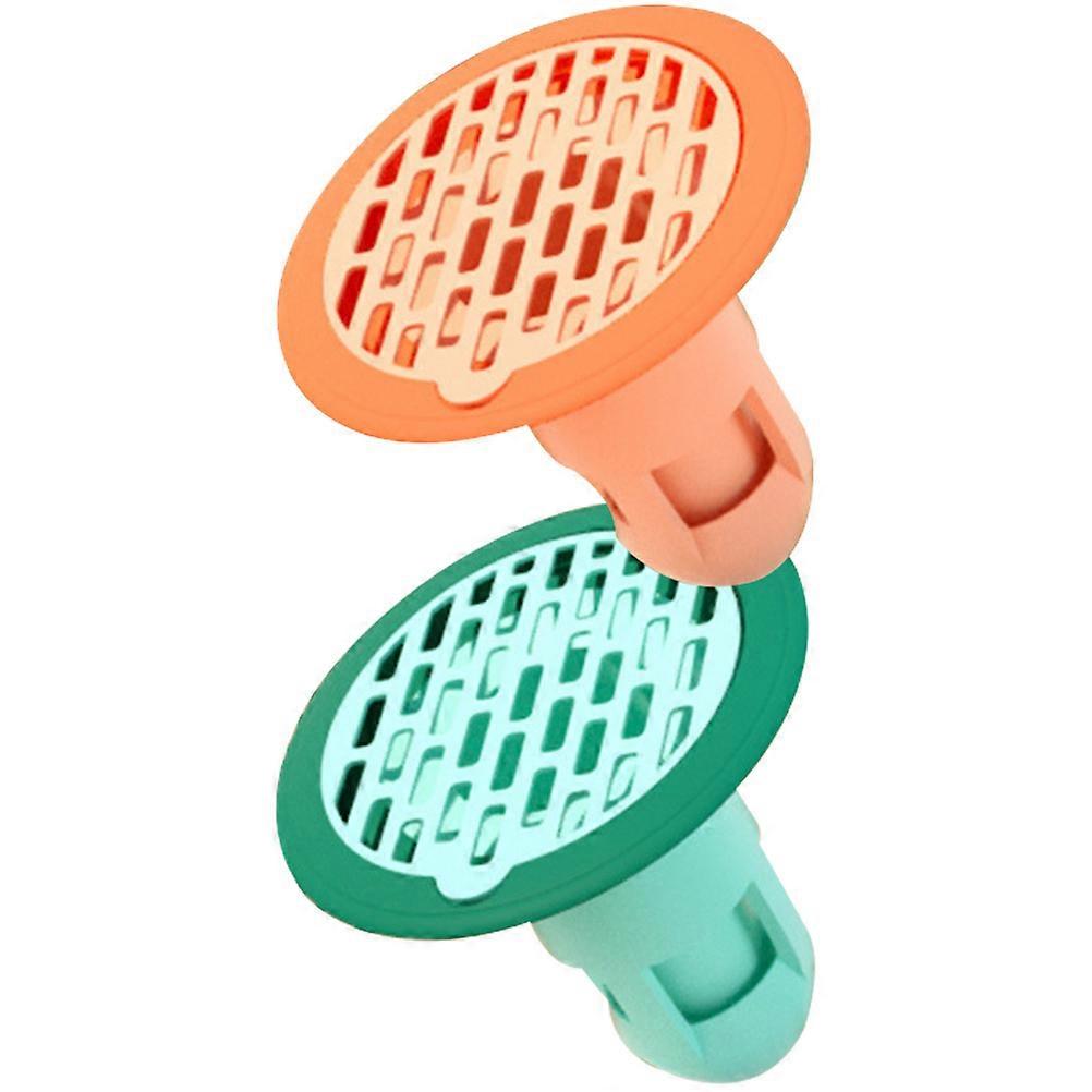 Floor Drain Preventer Shower Plug for Anti-Odor Function 2Pcs Set