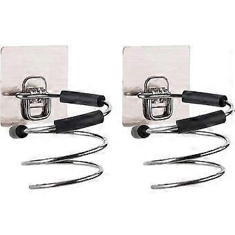 2 Pack Hairdryer Holder Station Wall Mounted