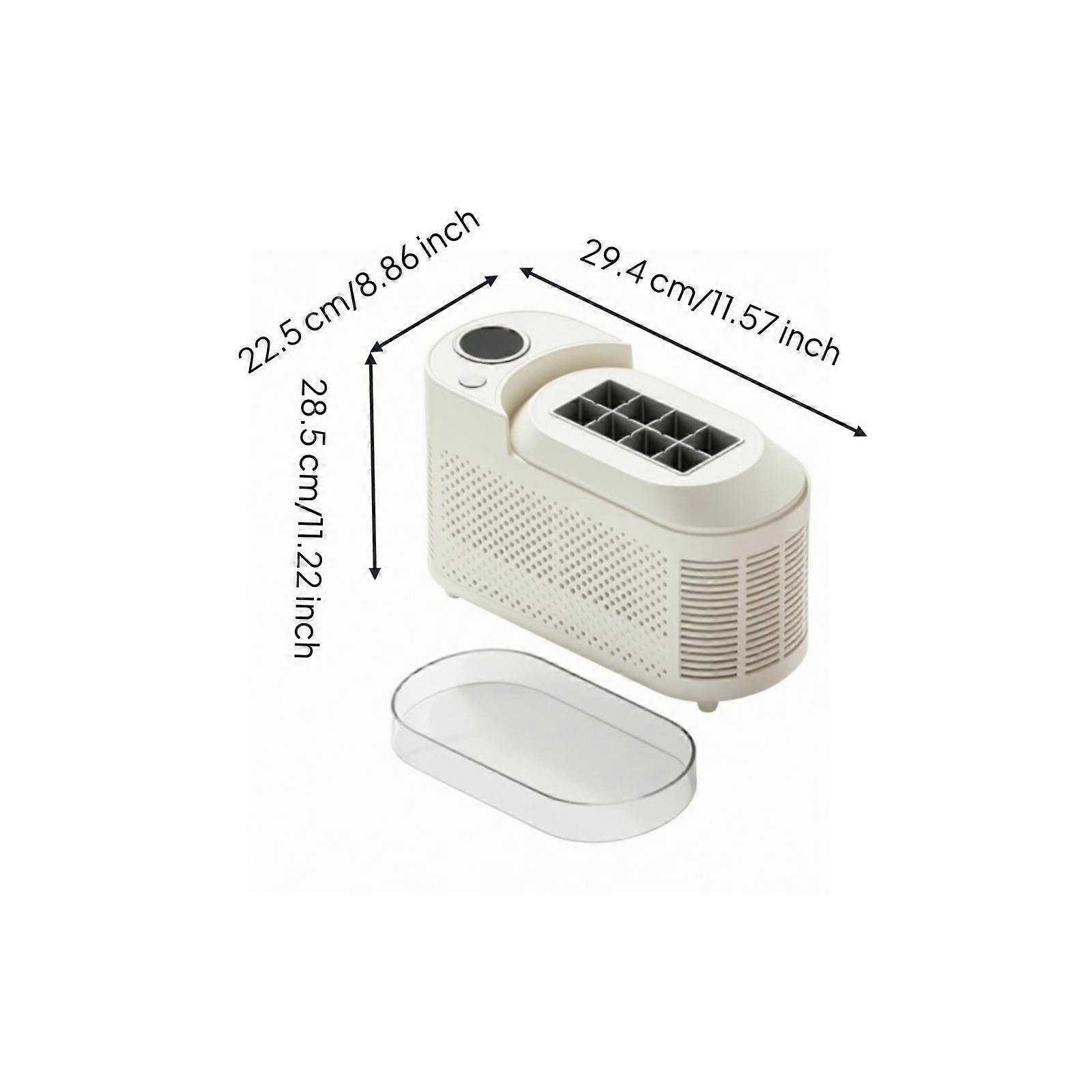 Tabletop Ice Machine Maker with Handle Portable Countertop Ice Maker Compact