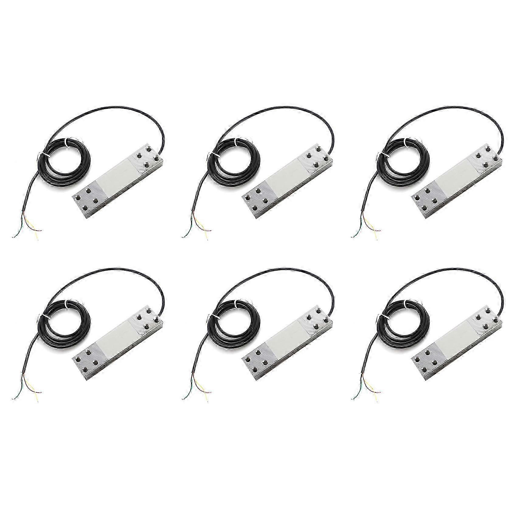 6X 200 Kg Electronic Scale Sensor Digital Load Cell Weight Sensor Platcompatible withm Load Cell Durable Single Point Beam Sensor