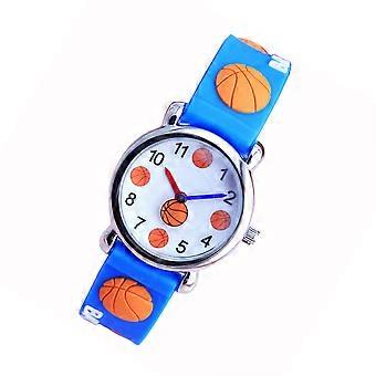 Montre enfant motif basket-ball, montre garçon dessin animé, lot de 2