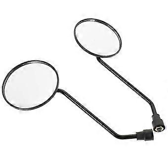 Black Rear View Mirror for Bike with 2Pcs Motorcycle Accessories