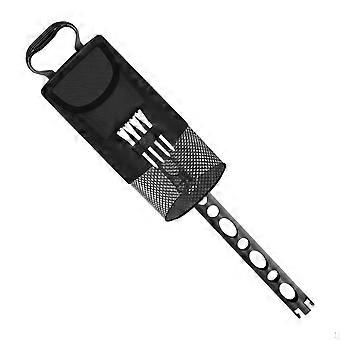 Golfball-Retriever mit Teehalter, tragbar und handlich, für Golfer und die Driving Range