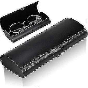 Aluminum Glasses Case, Metal Hard Case for Reading Glasses Black, Suitable for Women and Men