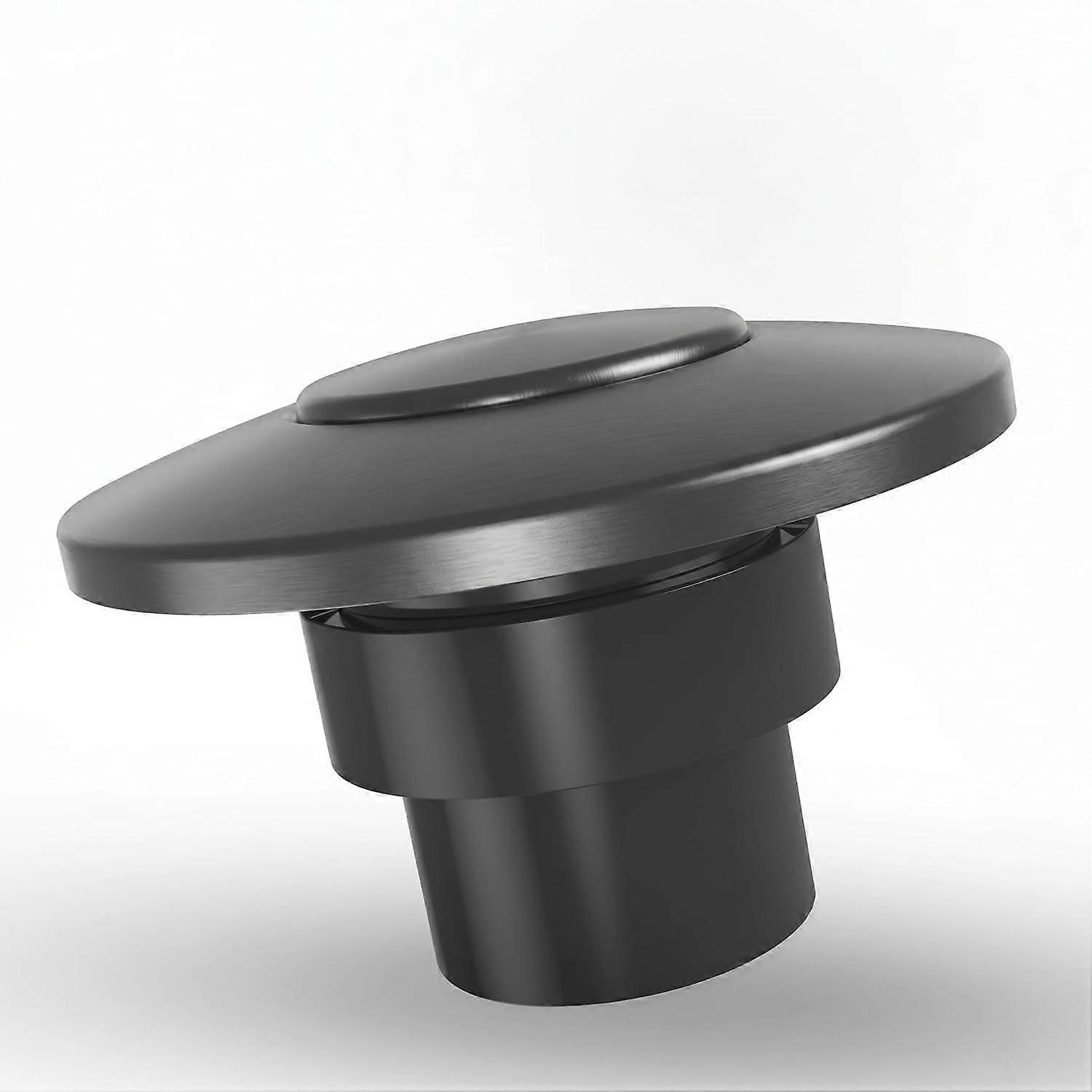 Matte Black Garbage Disposal Button for InSinkErator Push SinkTop Switch | Matte
