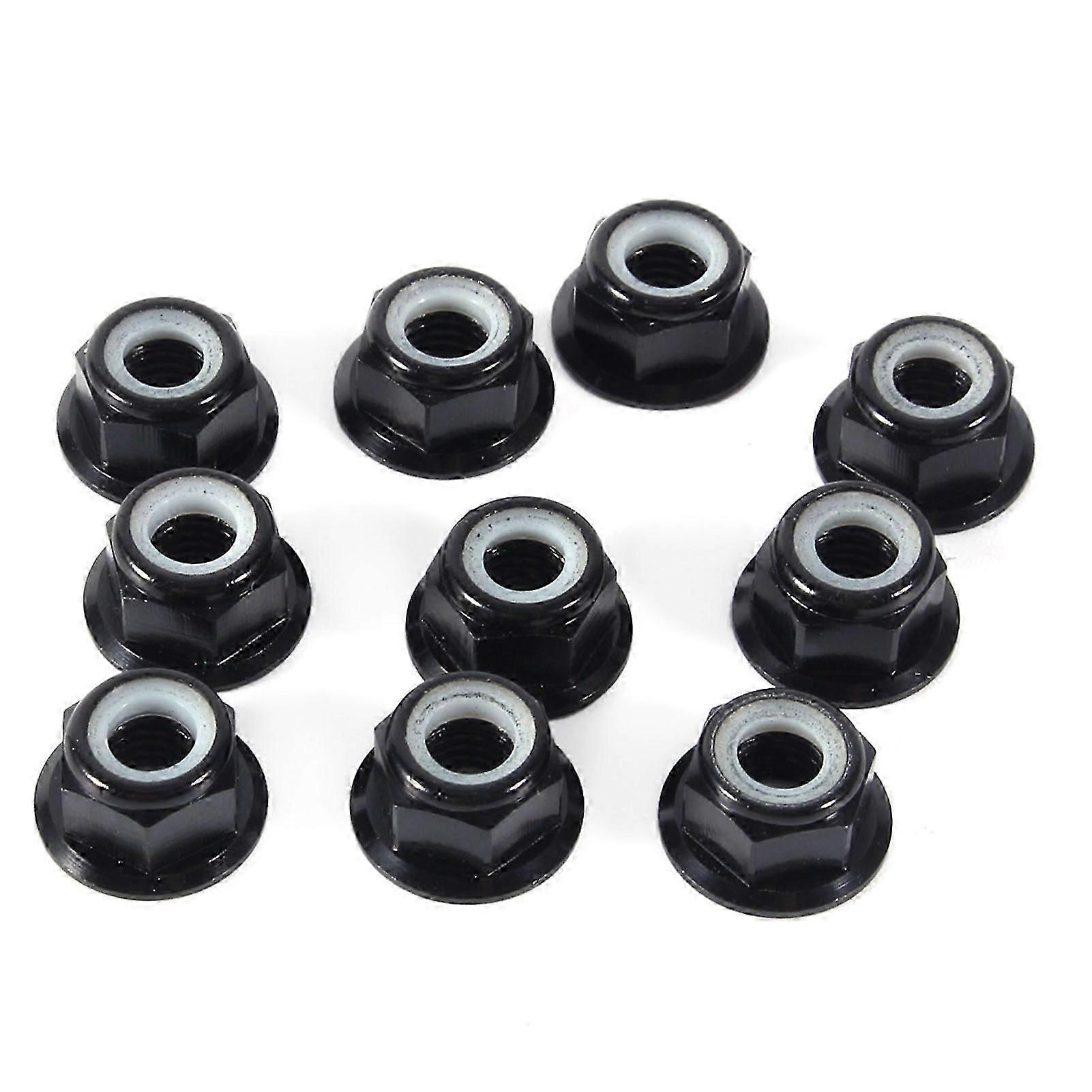 Anodize M5 Nylon Insert SelfLock Nuts Hex Lock Nut Aluminum Alloy 10Pc