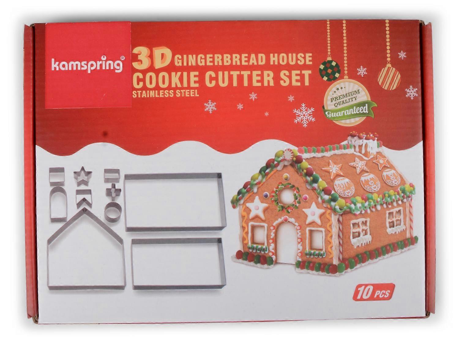 Pepparkakshus set - utstikare 10 delar