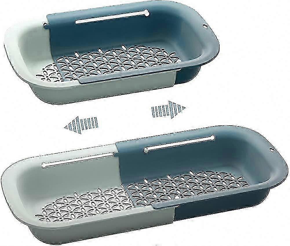 Retractable Colander, Plastic Sink Drain Basket for Vegetables