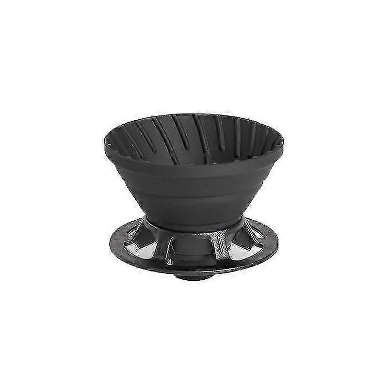 Coffee Filter Cup - 1 Piece, Silicone, Black
