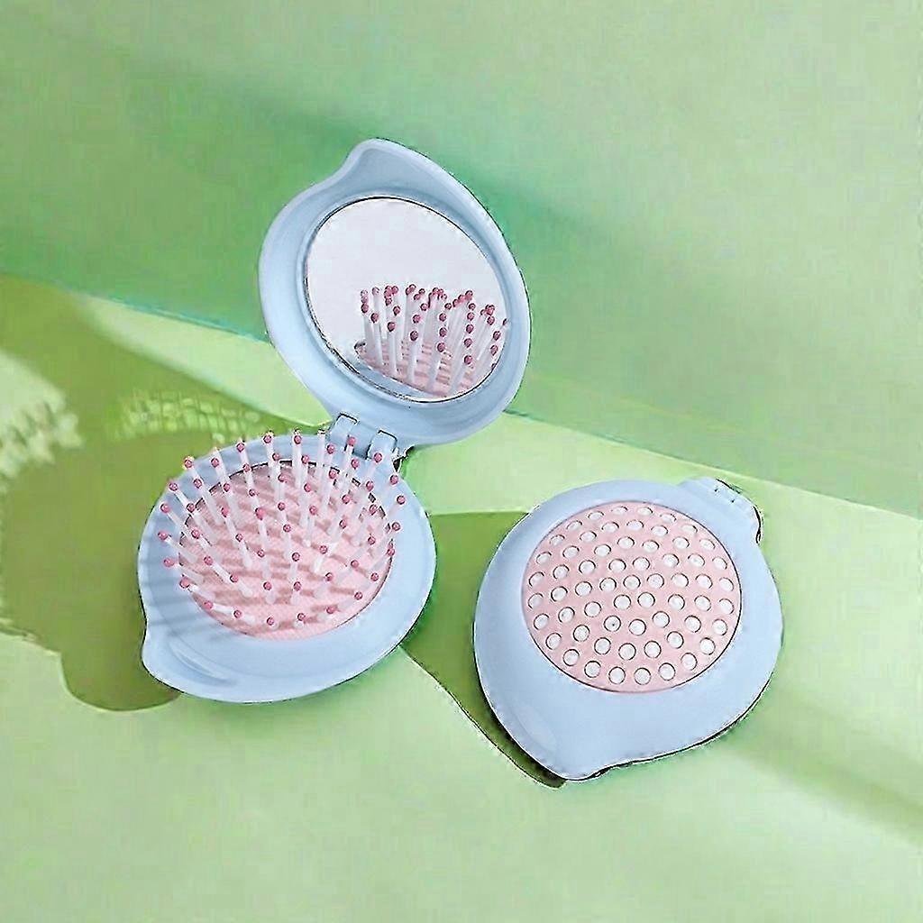 Folding Mirror Air Cushion Comb