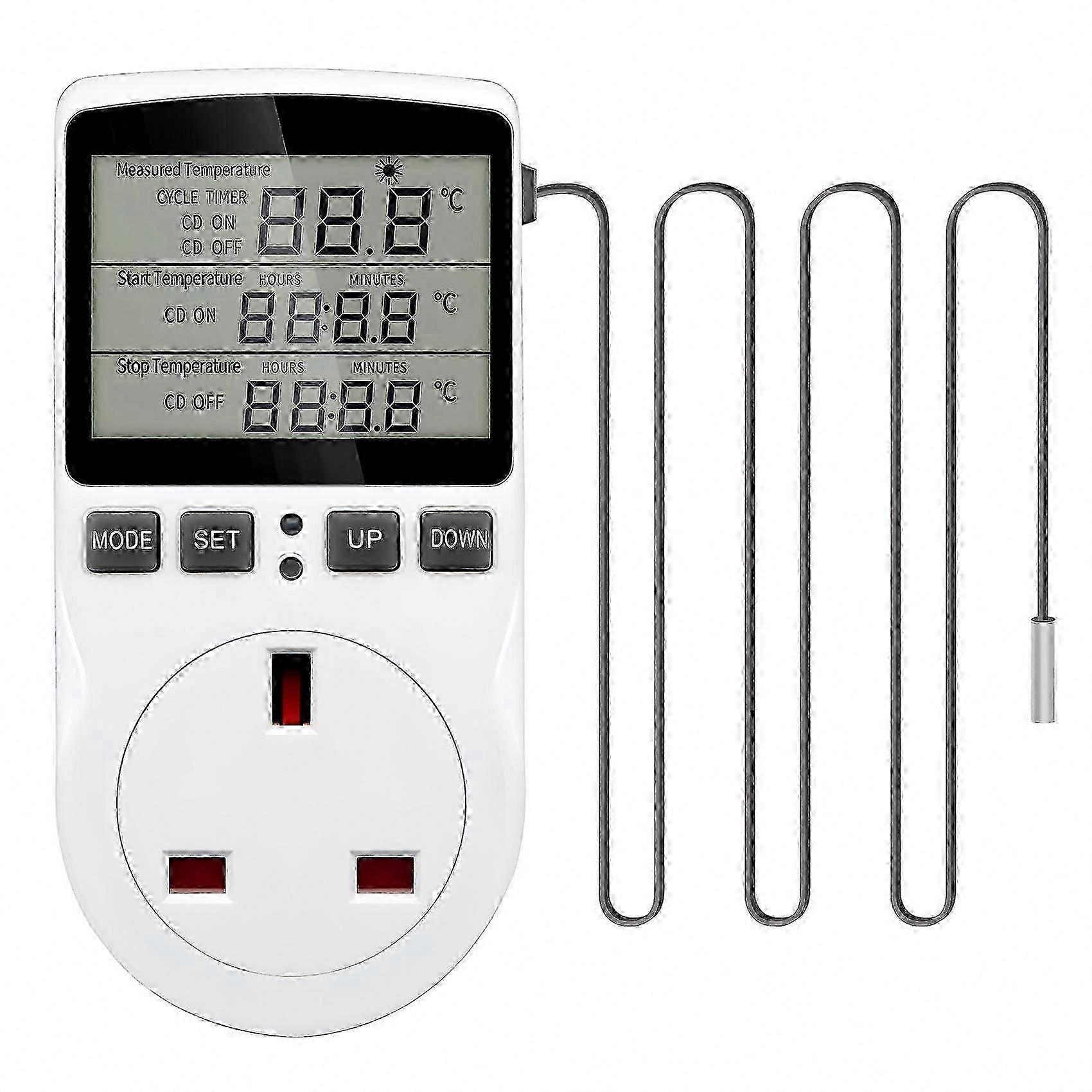 UK Plug Programmable Temp Control Socket
