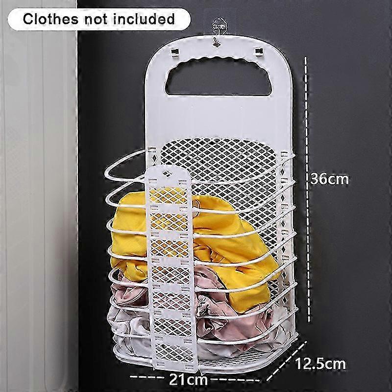 Large Capacity Foldable Plastic Dirty Clothes Basket