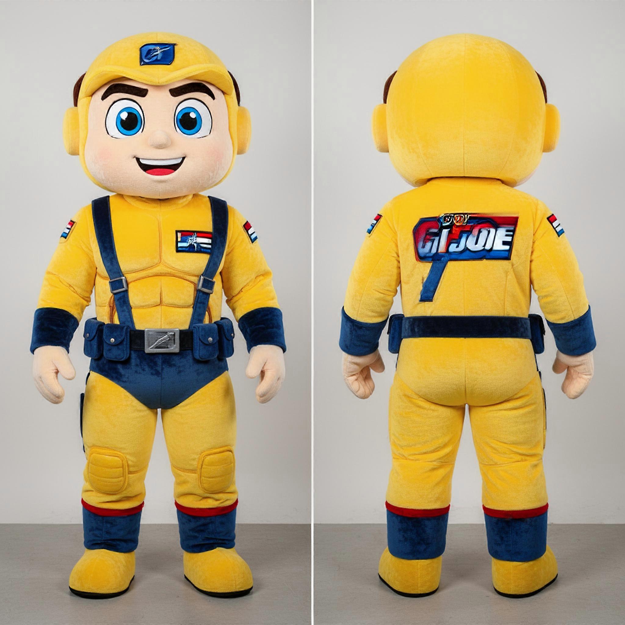 MASTICOT Yellow Brave Gi Joe Mascot