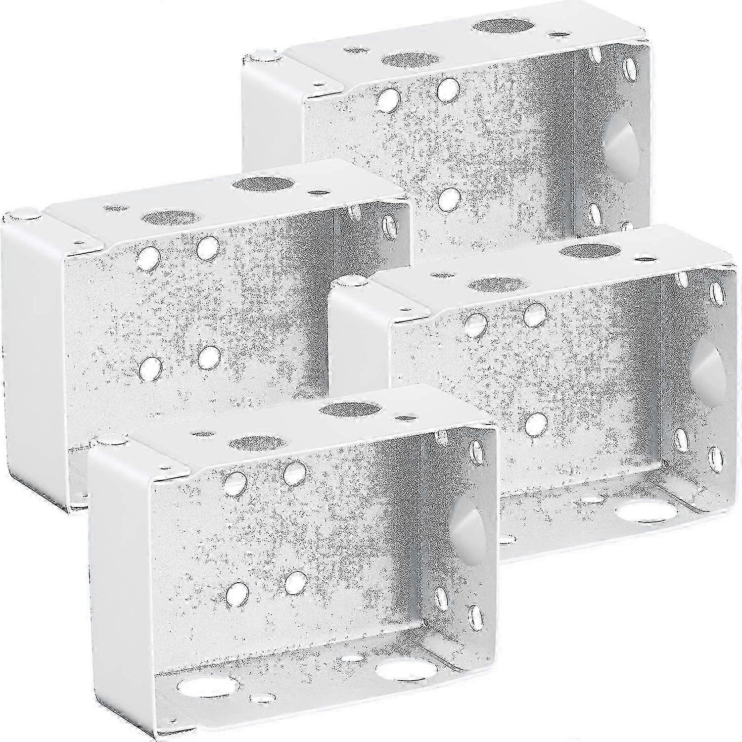 White Iron Headrail Mounting Brackets