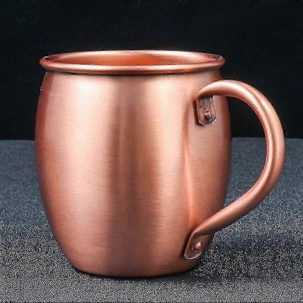 Ergonomic Hammered Copper Beer Mug