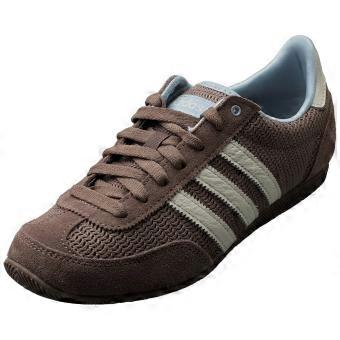adidas Japan Womens Fashion Trainers in Brown Off White