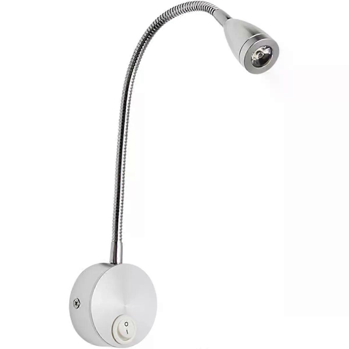 LED Bedside Reading Light 3w Flexible Gooseneck Wall Lamp