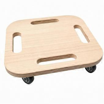 Abdominal Wheel Sliding Board with Foot Slots Home Exercise Equipment for Core