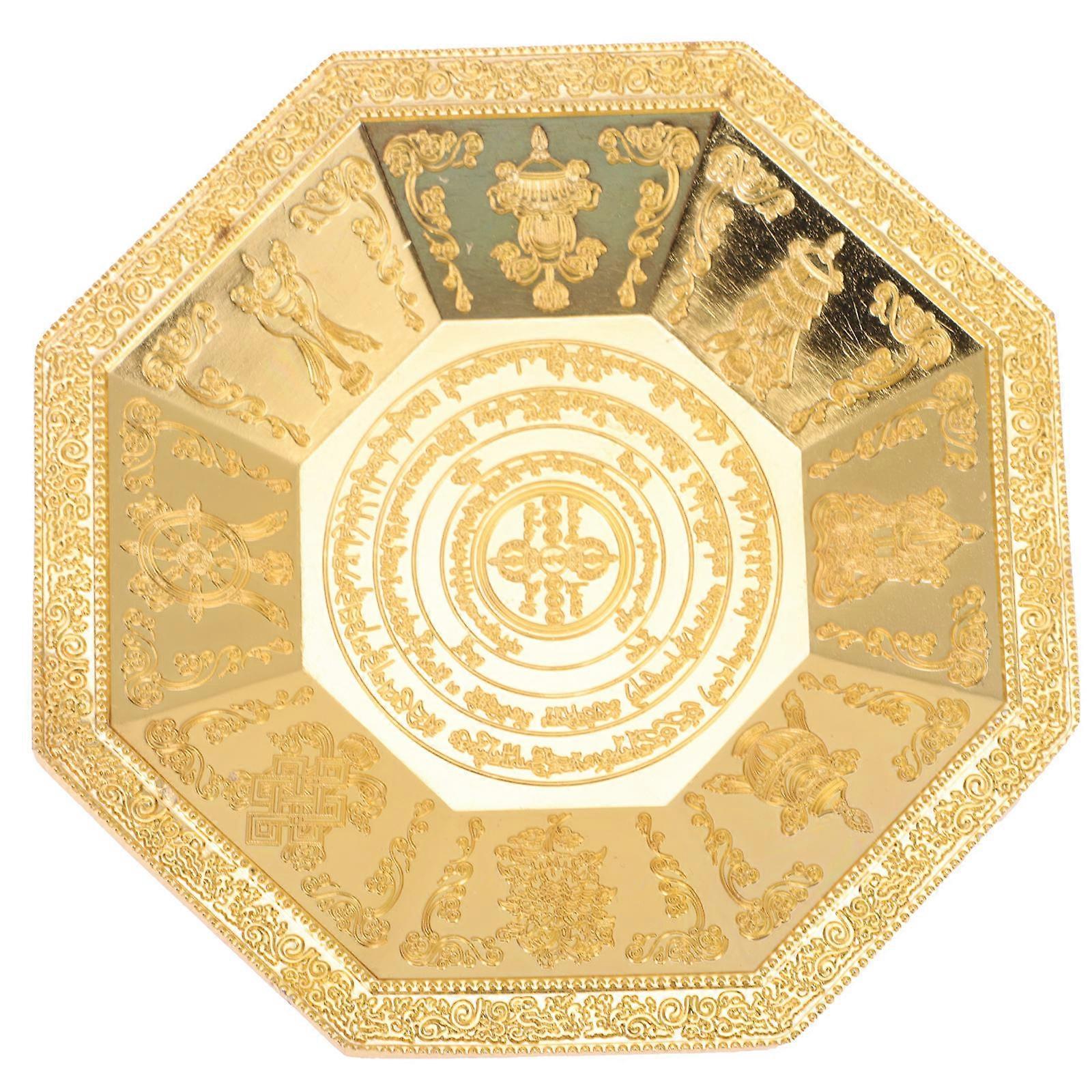 Octagonal Solid Iron Worship Dish
