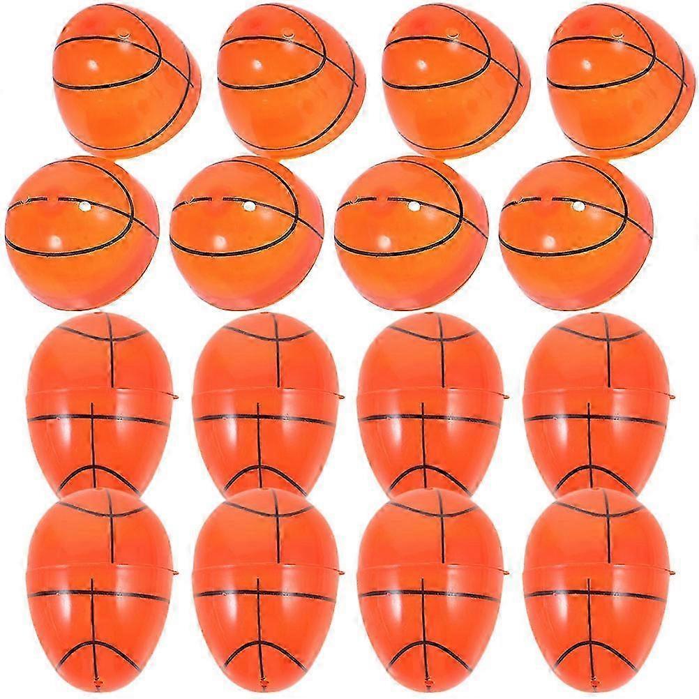 Fillable Plastic Easter Eggs, Chocolate, 24Pcs, compatible with Easter Party Decorations and Candy Filling