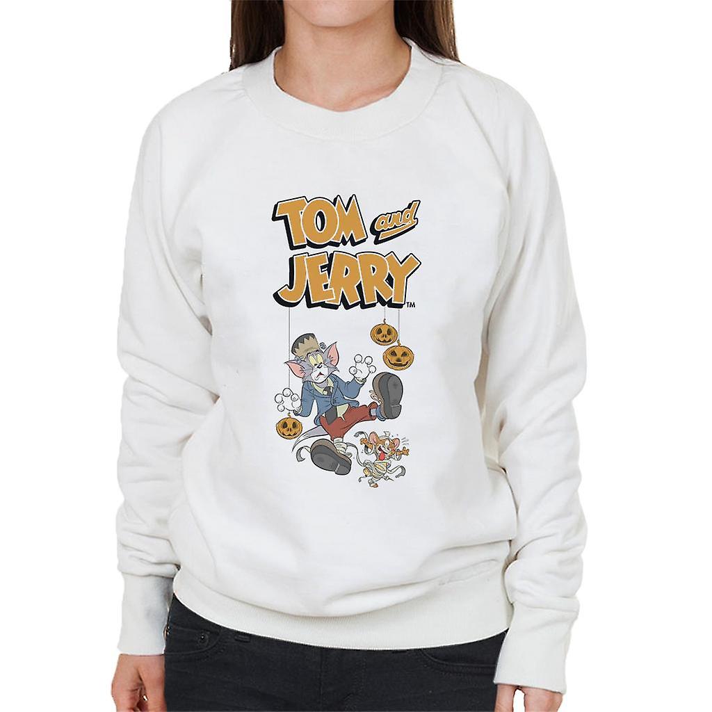 Tom and Jerry Halloween Mummified Women's Sweatshirt