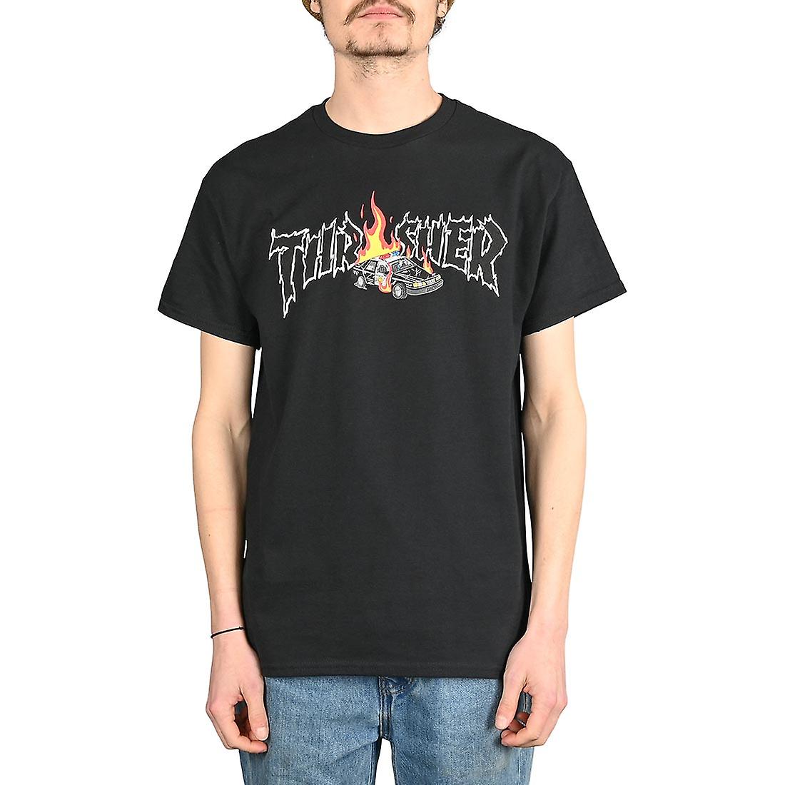 Thrasher Cop Car S/S T-Shirt - Black | Fruugo DE